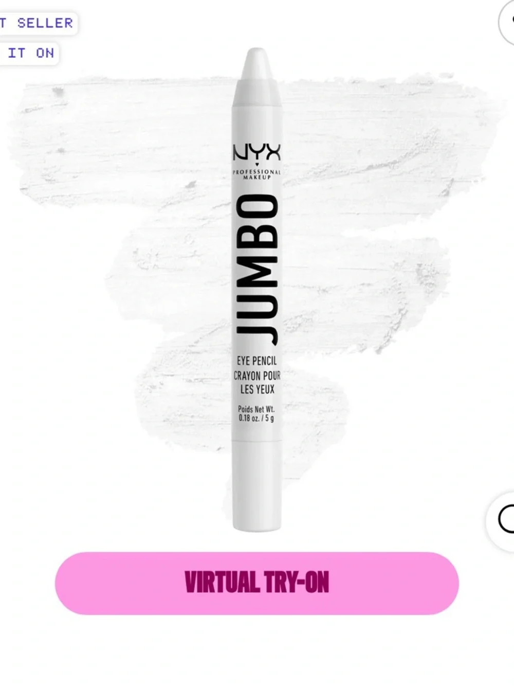 New! NYX Jumbo Eye Pencil SET OF 3 — milk